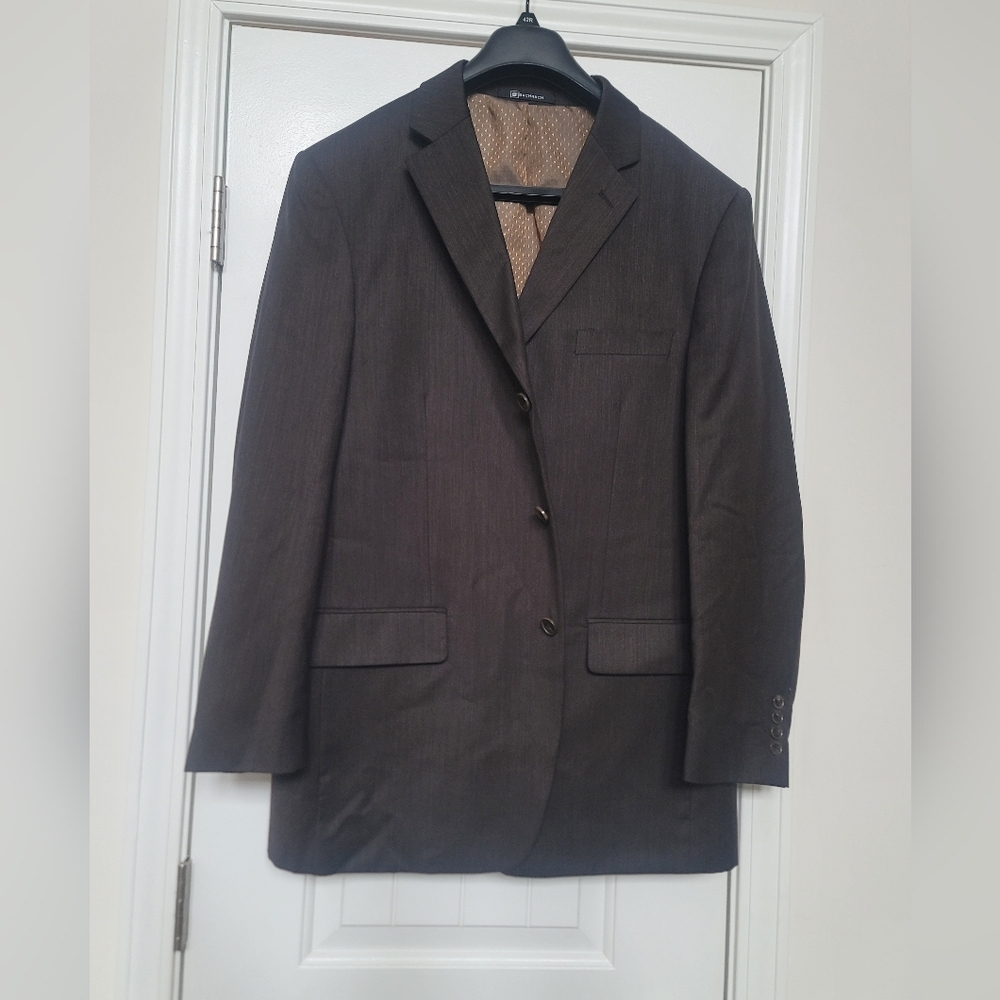 Bachrach Men's Jacket Brown Sz-46R